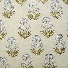 Stylish Hand Block Print Pure Linen Frill Pillow Cover - Rishi