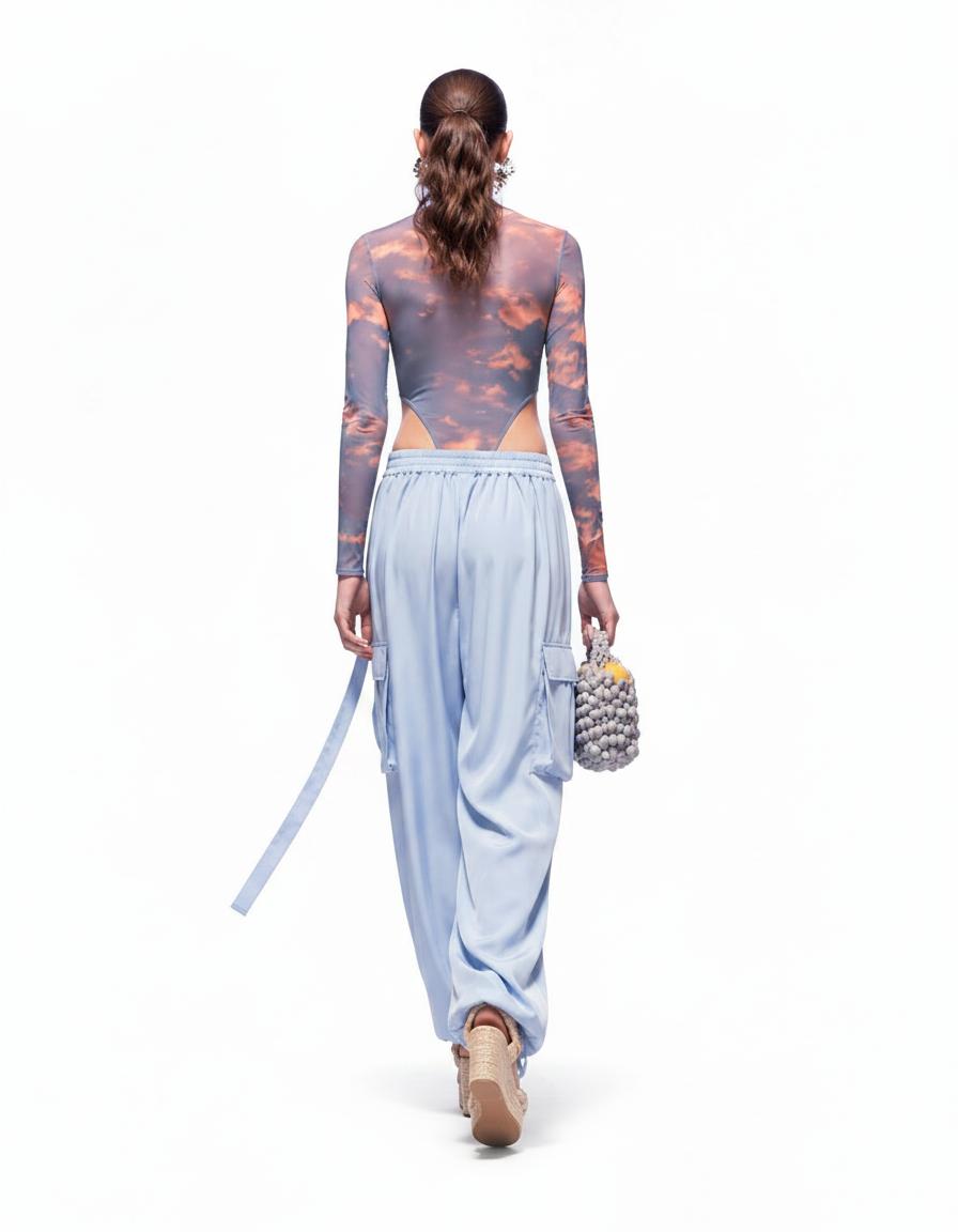 Ocean Breeze Chiffon Pant - Chuks Collins - Amber Dancing Collection