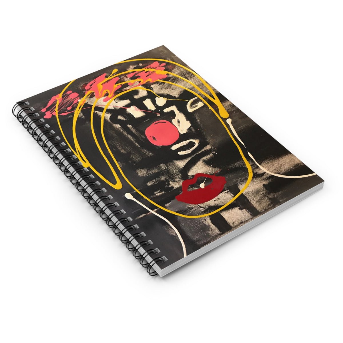 Artistic Spiral Notebook - Ruled Line | Unique Journal for Art Lovers, Creative Writing, Gift Ideas, Stationery, School Supplies
