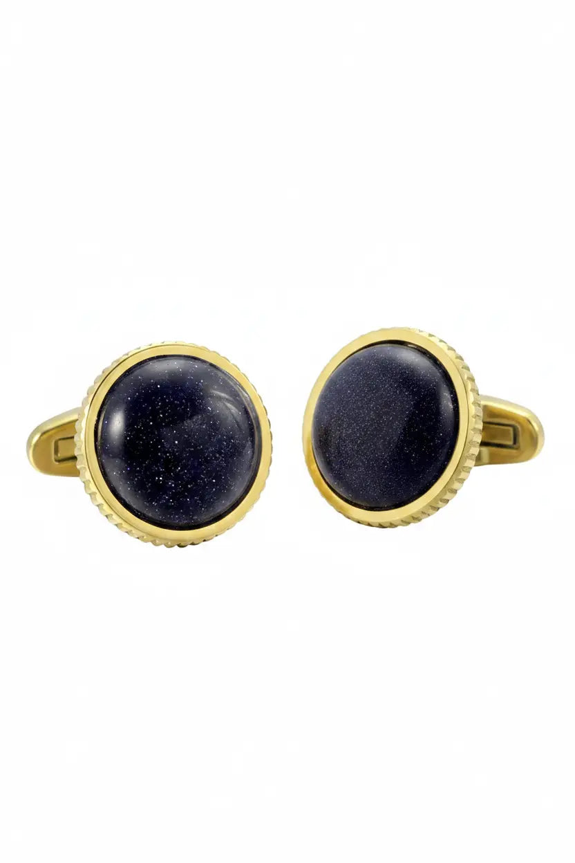 Celestial Goldstone Cufflinks