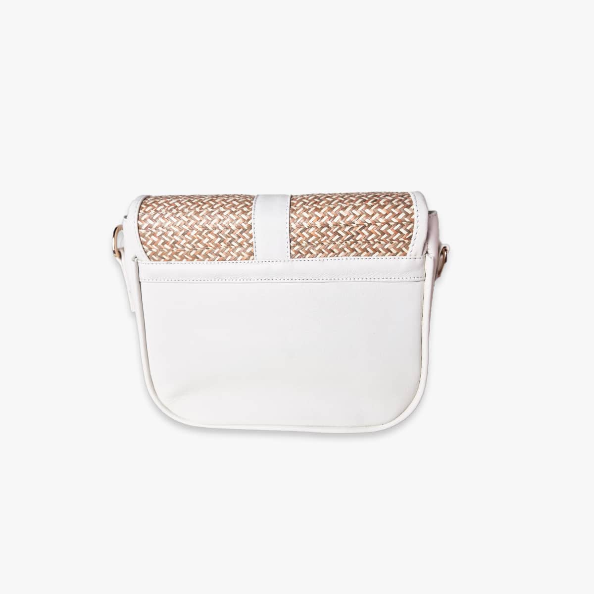 Beige Leather Carriel Bag – Handmade Crossbody & Handbag with Palm Strap Detail, Timeless Leather Purse