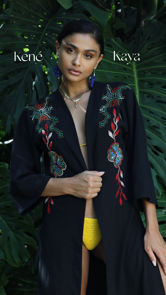 Embroidered Ayahuasca Kimono