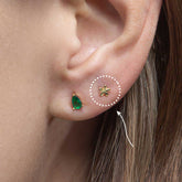 Gold Flower Stud Earrings