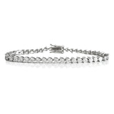 THE “KATE” 3 PRONG 3MM TENNIS BRACELET