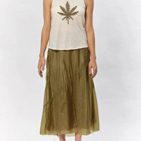 Harriet Parachute Skirt-Olive