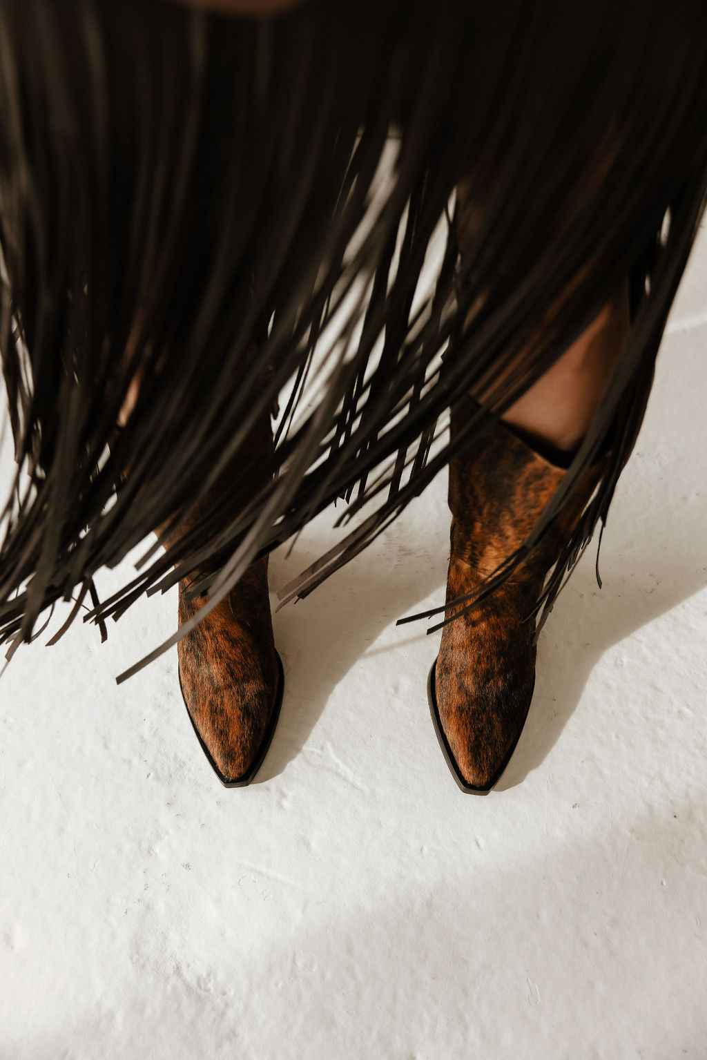 Olsson Texan Boot in Calf Hair (Wide Calf)