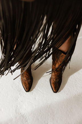 Olsson Texan Boot in Calf Hair (Wide Calf)