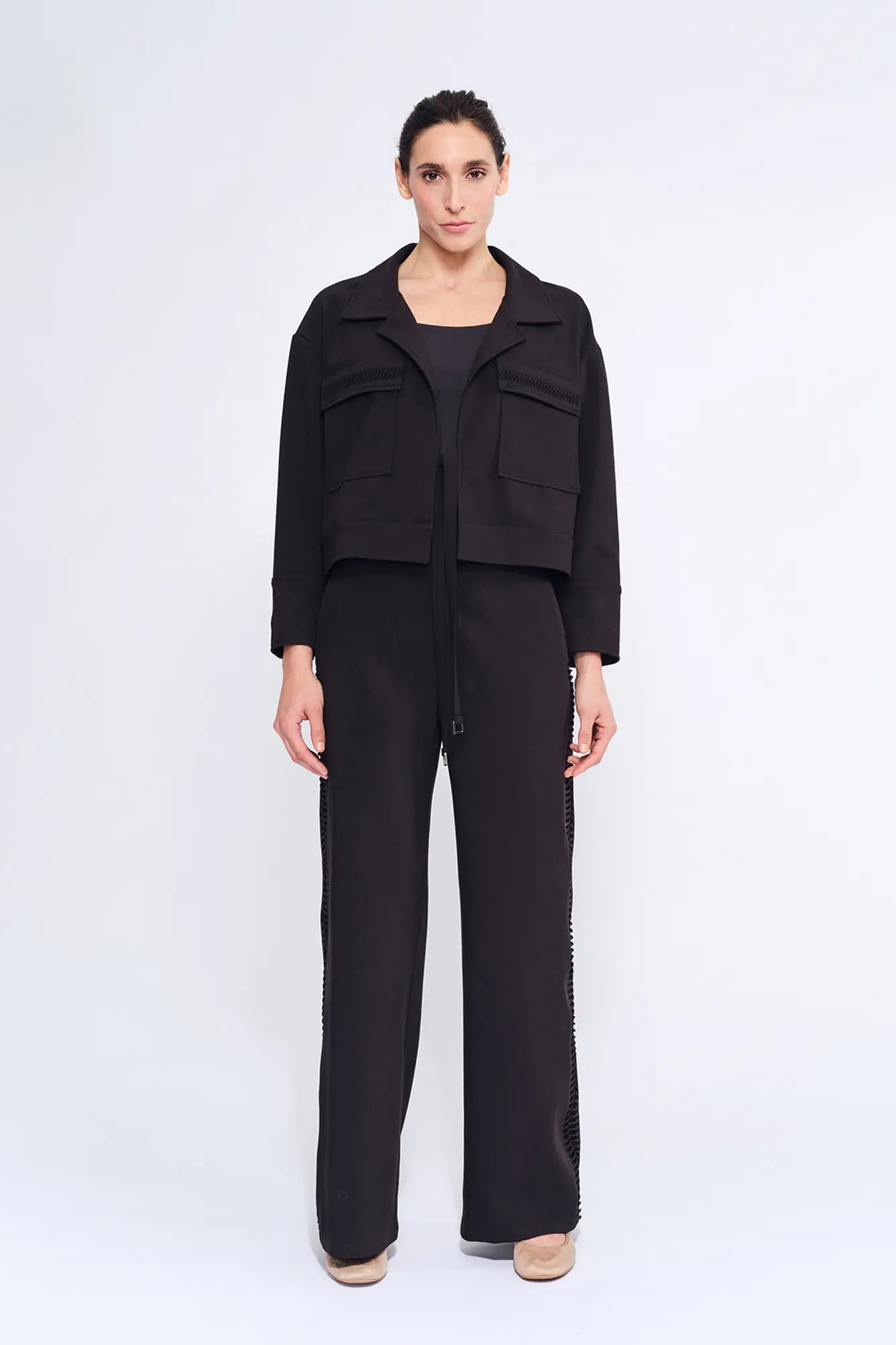 Parker Straight-Leg Trouser | Black