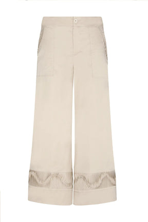 Viena Sculptural Hem Trouser | Pristine