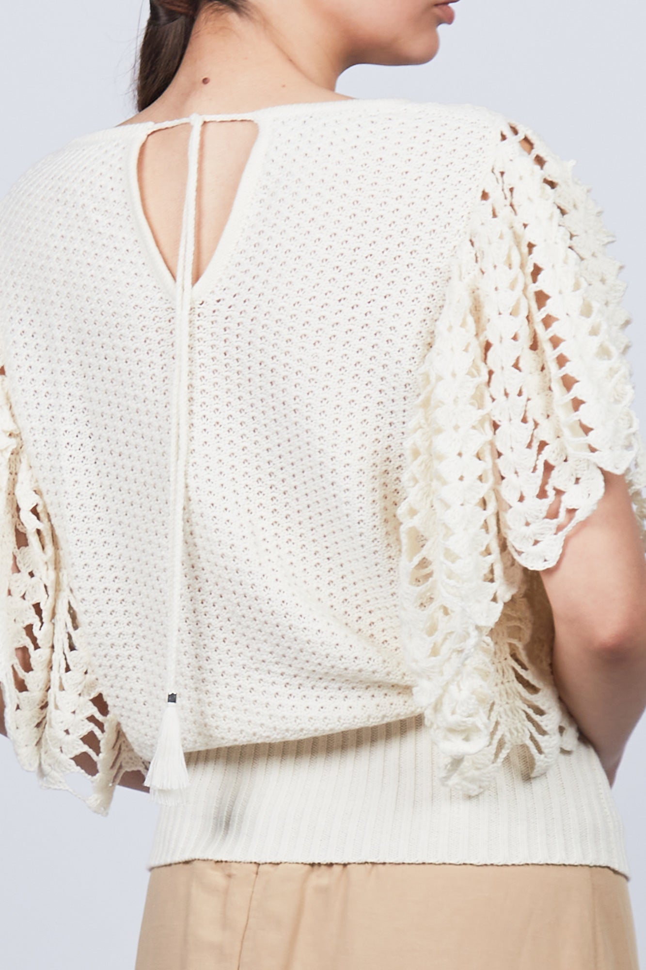 Alejandra Vest | Ivory Melange
