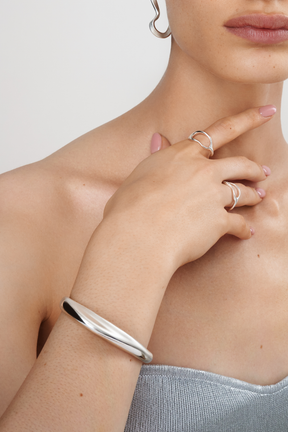 Hiba Cuff Bracelet, 9.5mm