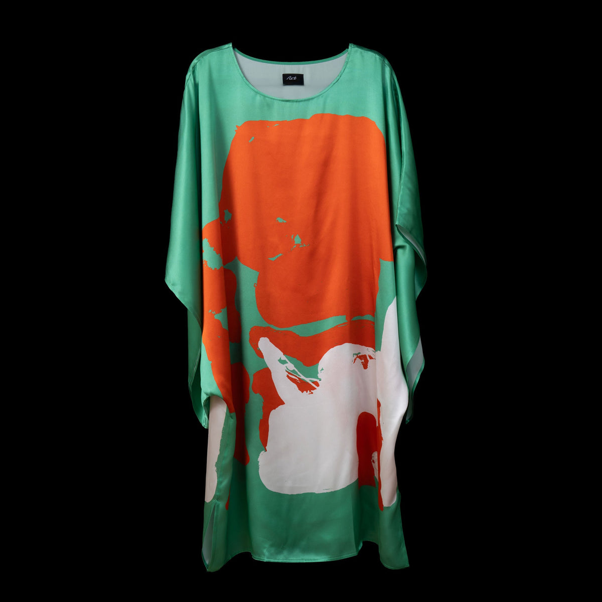 Aqua Orange Organic II Dolman Sleeve Dress
