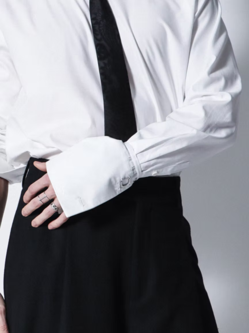 White Cotton Long Shirt
