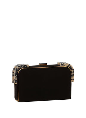 Liz - Velvet Clutch w/strap