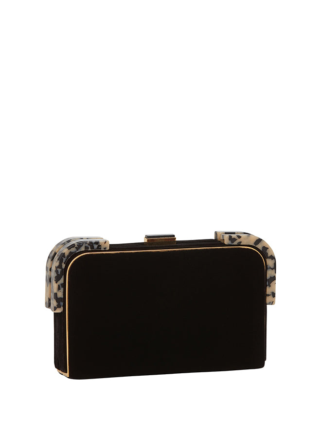Liz - Velvet Clutch w/strap