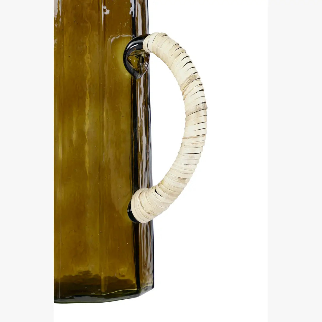 Hammered water pitcher, Brown- 6.25 x 9.5 Inches