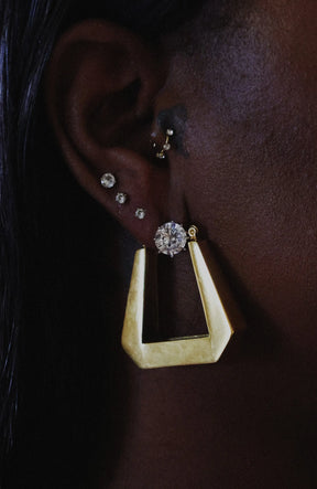 Domme Door Knocker Earrings