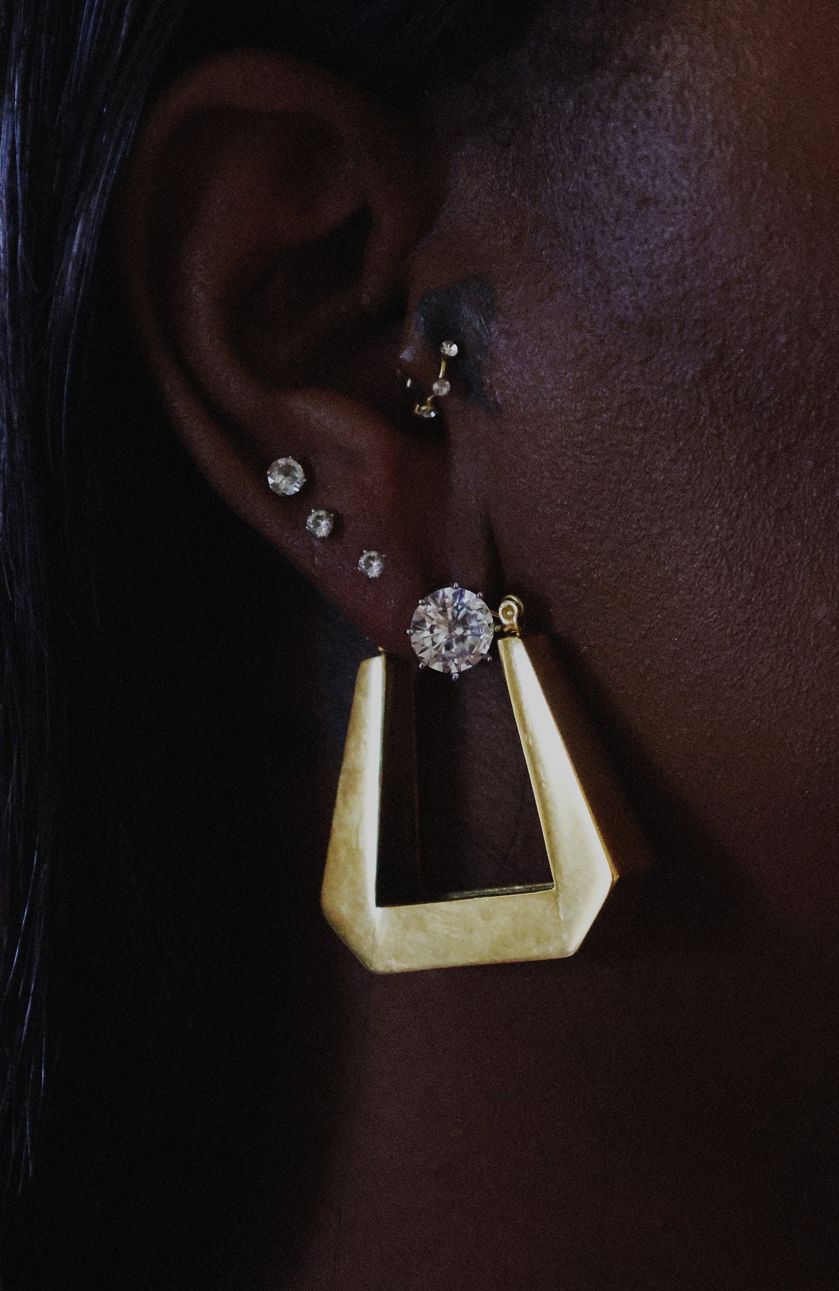 Domme Door Knocker Earrings