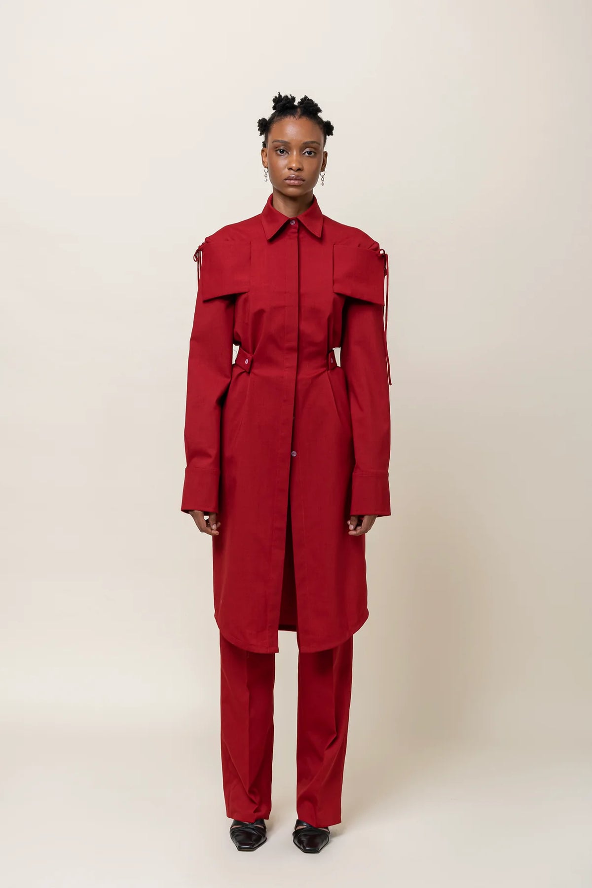 Belted Shirt Dress