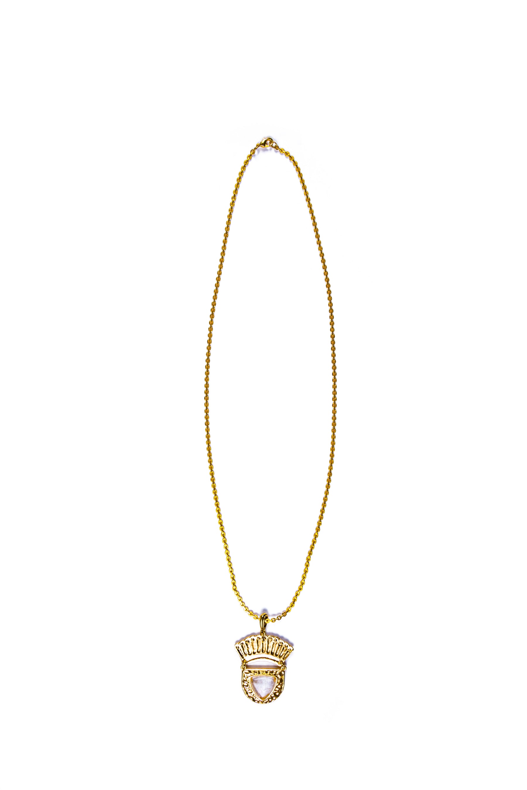 Clear Quartz  Venilia Necklace