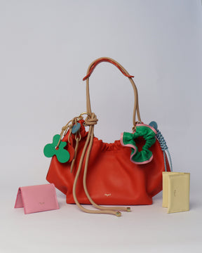 Flora Charm - Chocolate / Lilac