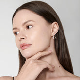 Sahab Mini Hoops - Silver