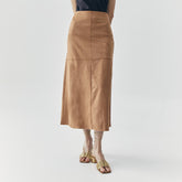 Fern Suede Midi Skirt