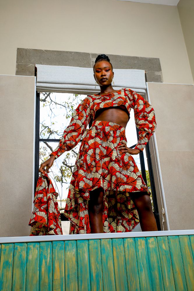 Waridi Cascade Set - Fan Print Edition
