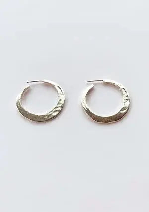 Hoops in Sterling Silver