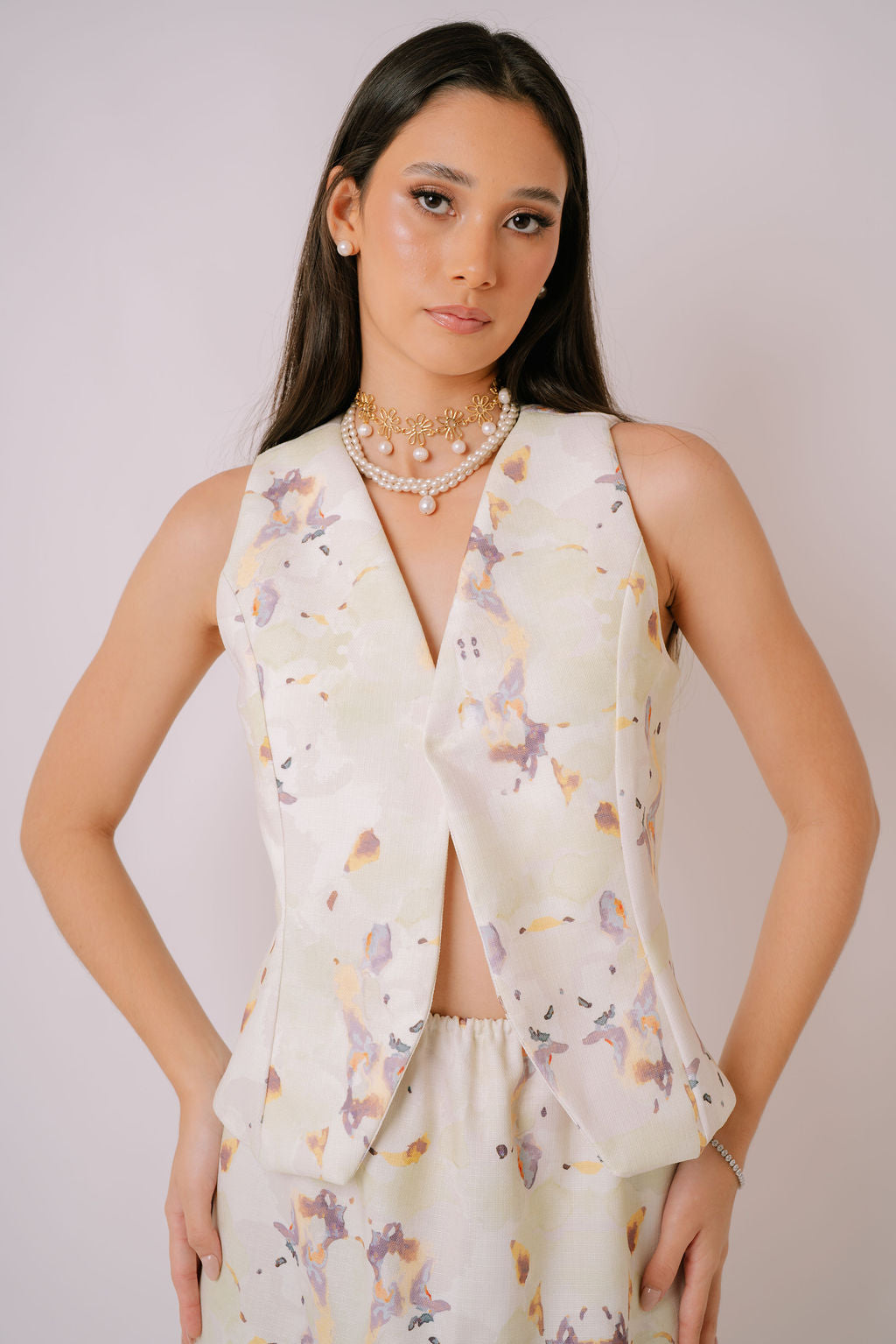 Camellia Chic Vest
