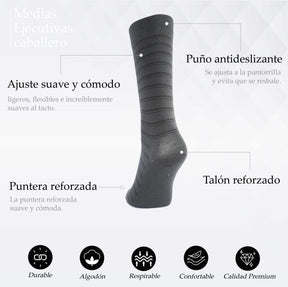 PACK DE 3 MEDIAS EJECUTIVAS