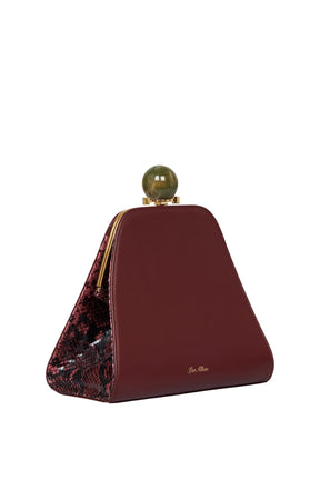 Josephine Ball Frame Calfskin Leather Bag