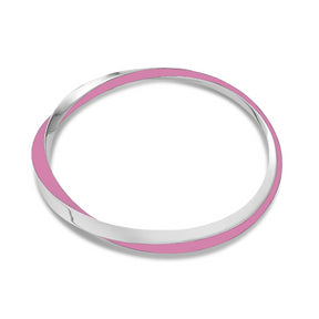 Lilo Color Bangle - Silver