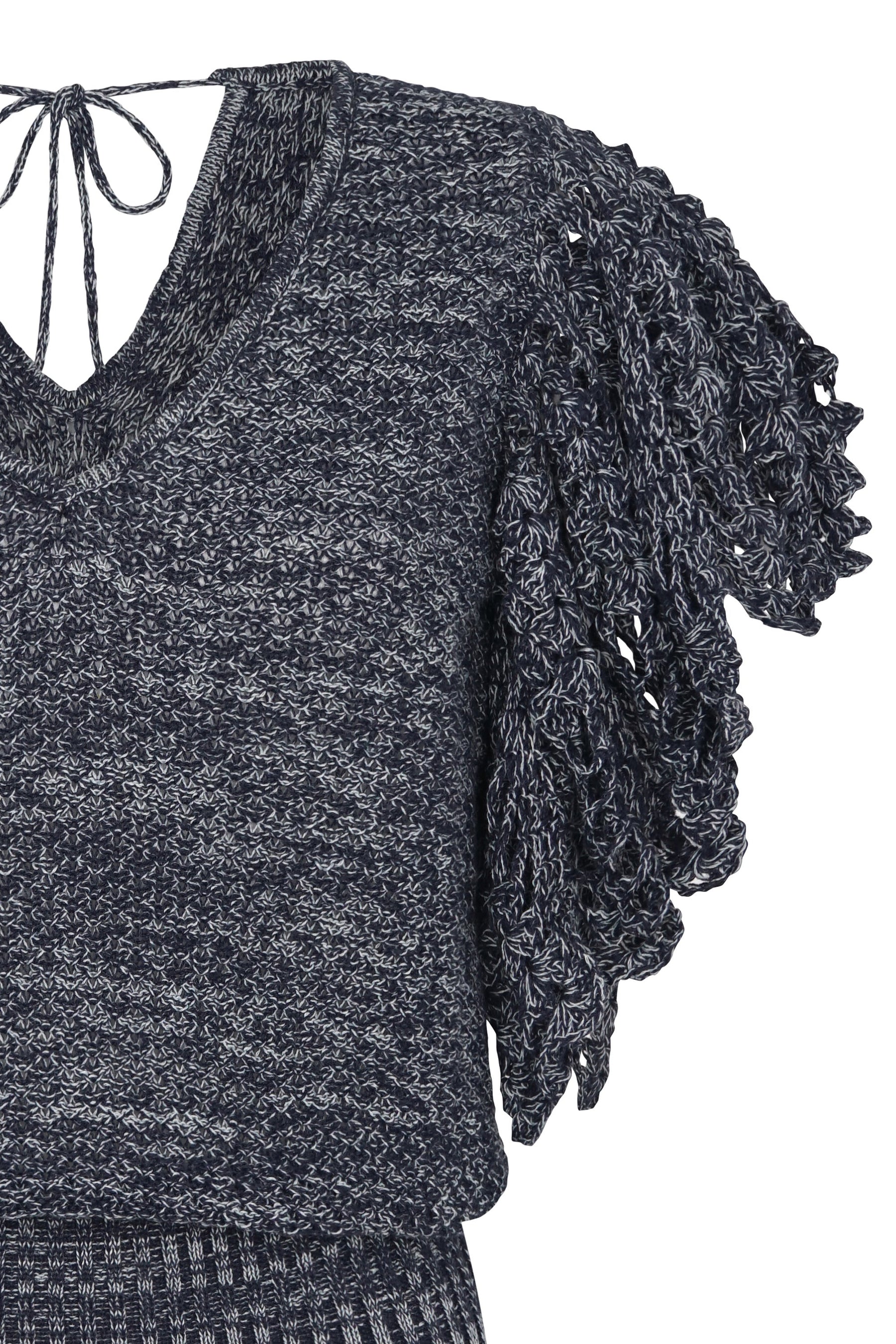 Alejandra Vest | Navy Melange