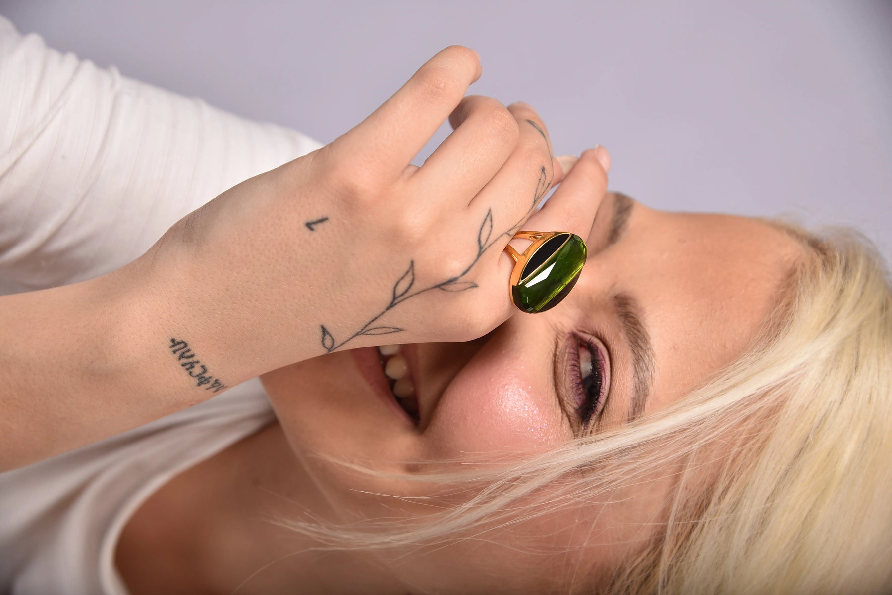 Ala Boundaries Peridot Ring