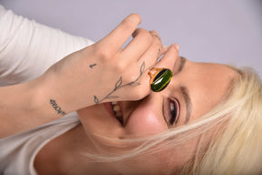 Ala Boundaries Peridot Ring