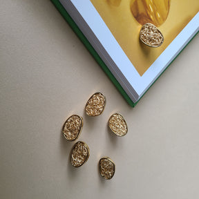 Vida Gold Stud Earrings