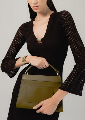 PANTHERA TOTE OLIVE GREEN