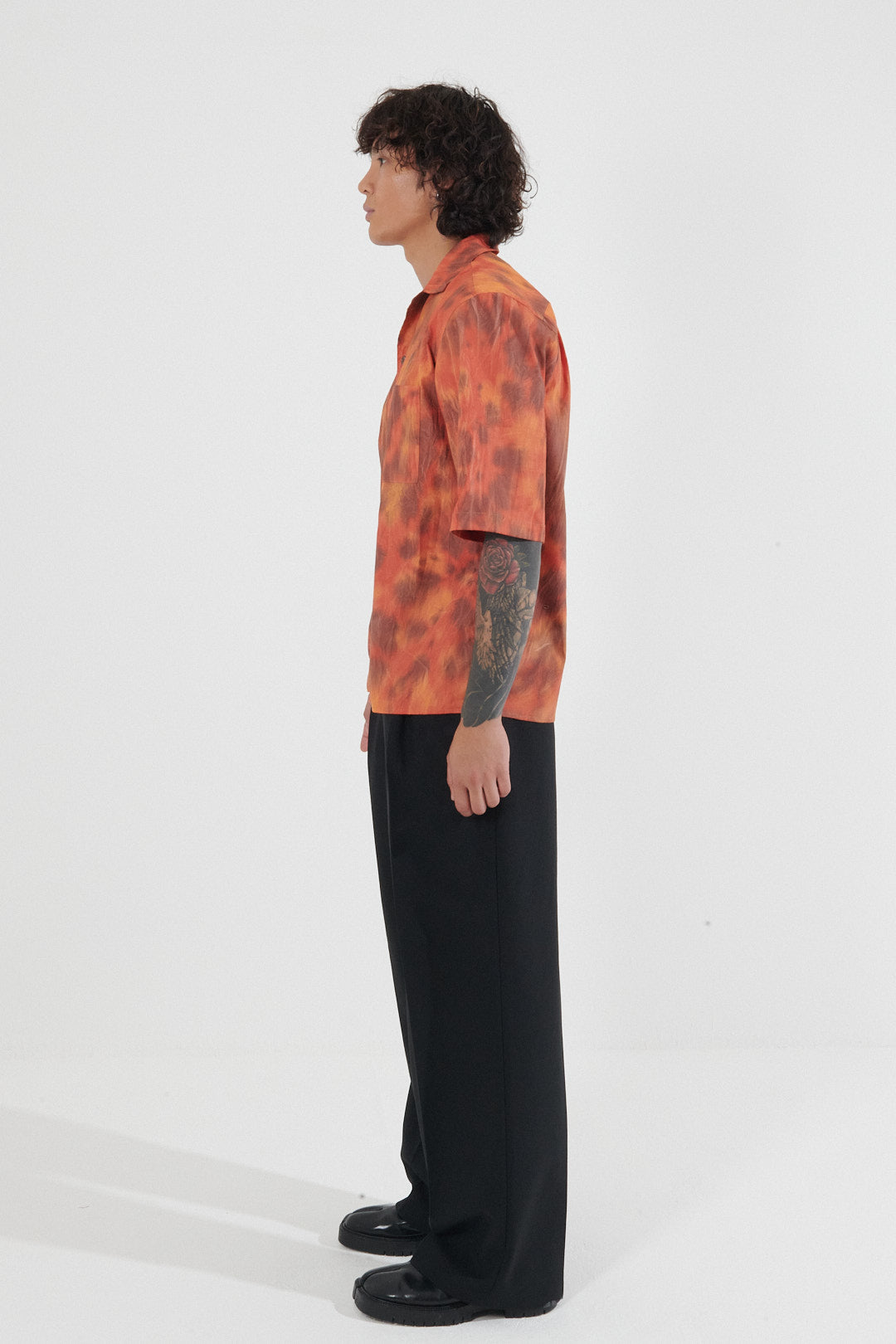 Nimba Sun-Faded Camp Collar Shirt