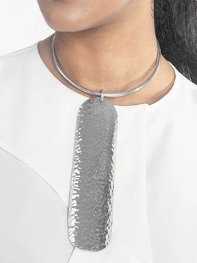 Ayoka Aluminium Hammered Choker