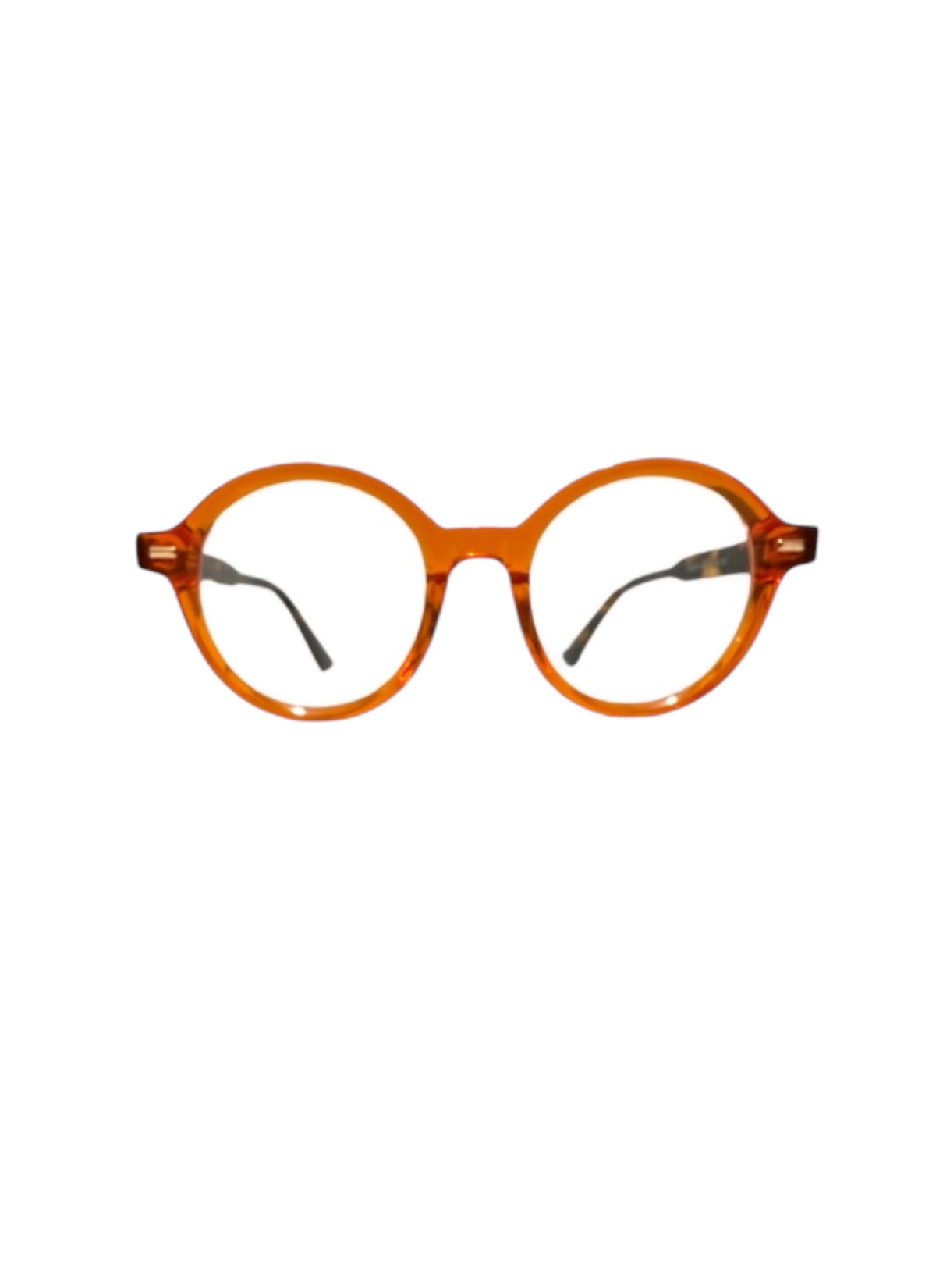 Topaz orange round 48mm  eyeglasses