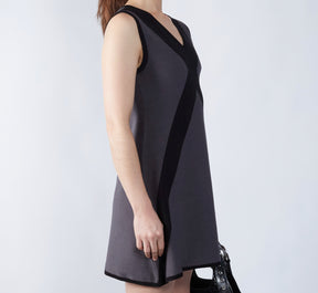 Cross V Neck Dress