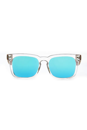 Crystal Blue rectangle Sunglasses - INTI