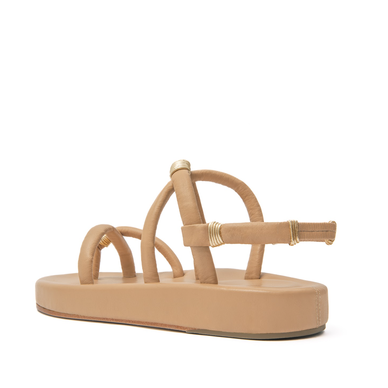 Flora Platform Crossover Sandal