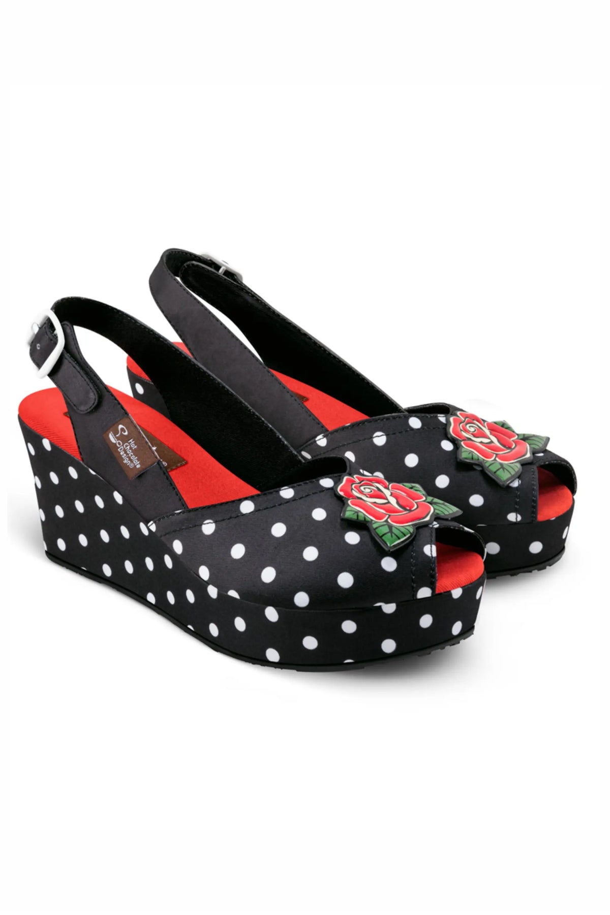 Rockabilly Women's Wedge Sandals
