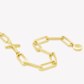 Chain Breaker Cross Bracelet