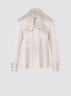 Silk Bow Blouse