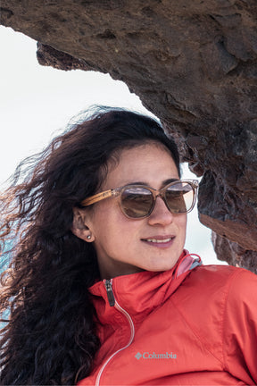 Caramel Brown Gradient Sunglasses - INTI