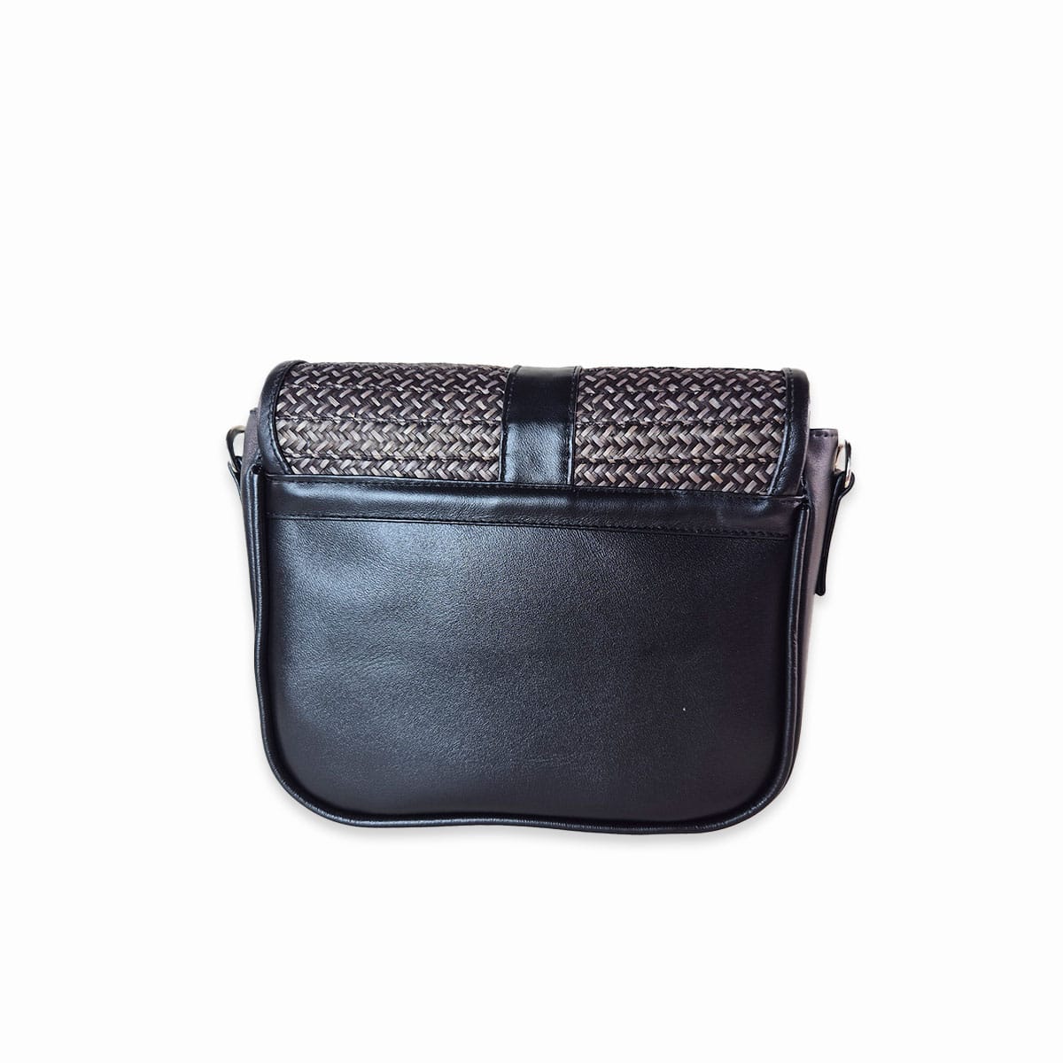 Leather Crossbody Bag Carriel Black