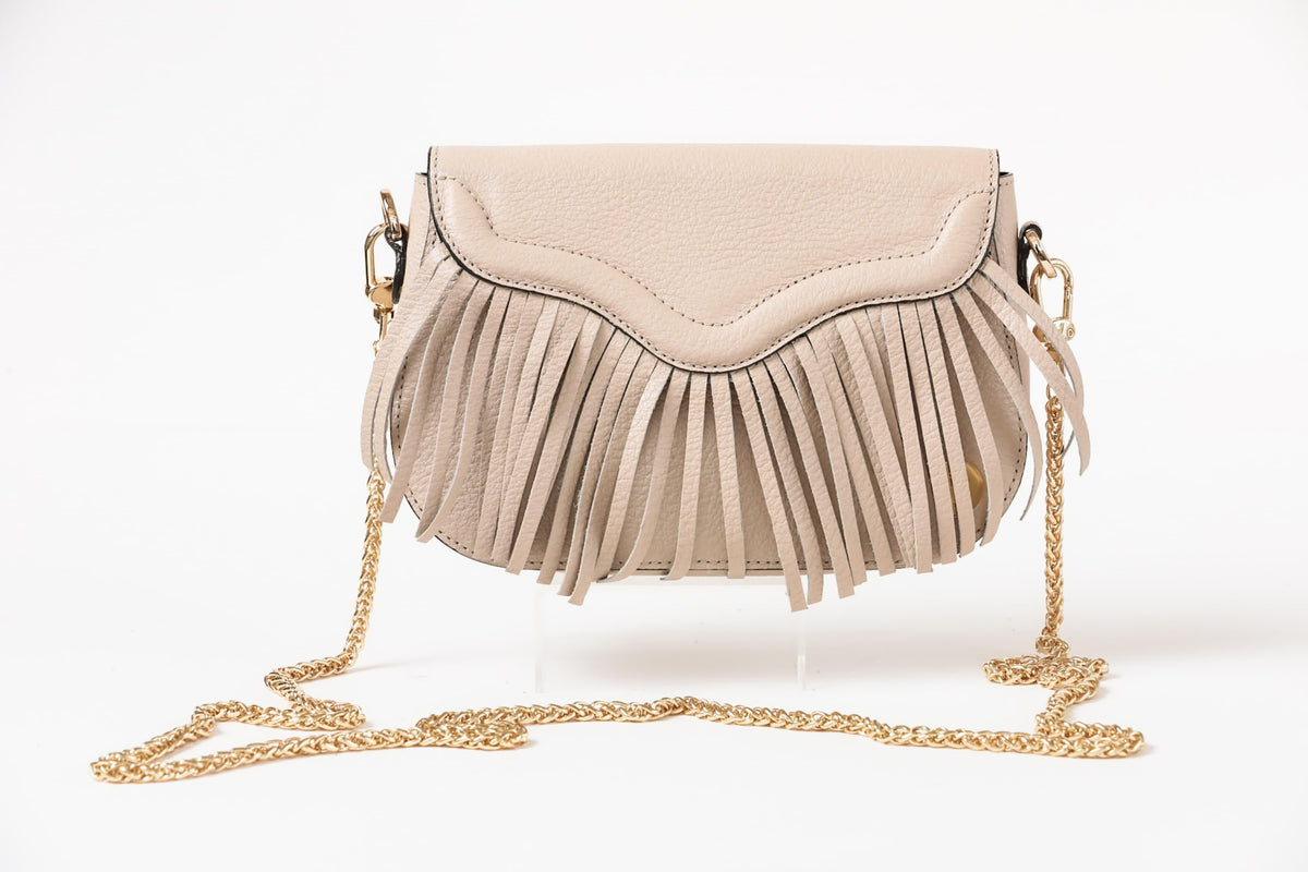 María Mini - Nude Crossbody Bag